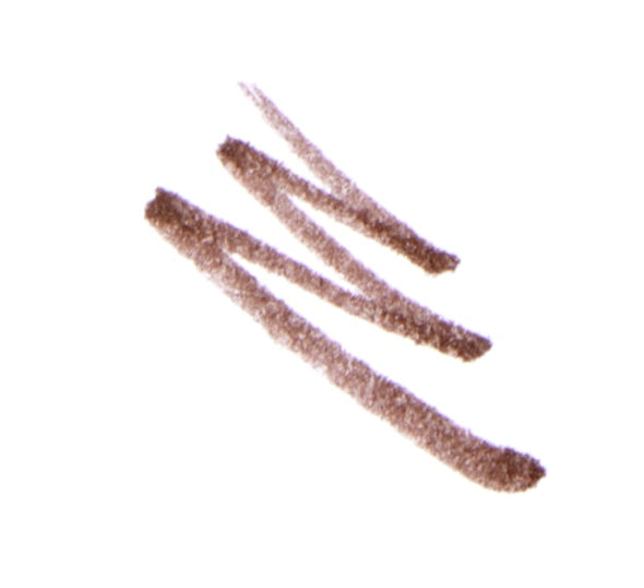 Swatch of the Front view of the KS&CO Microfeathering Pen in Medium Brown. 