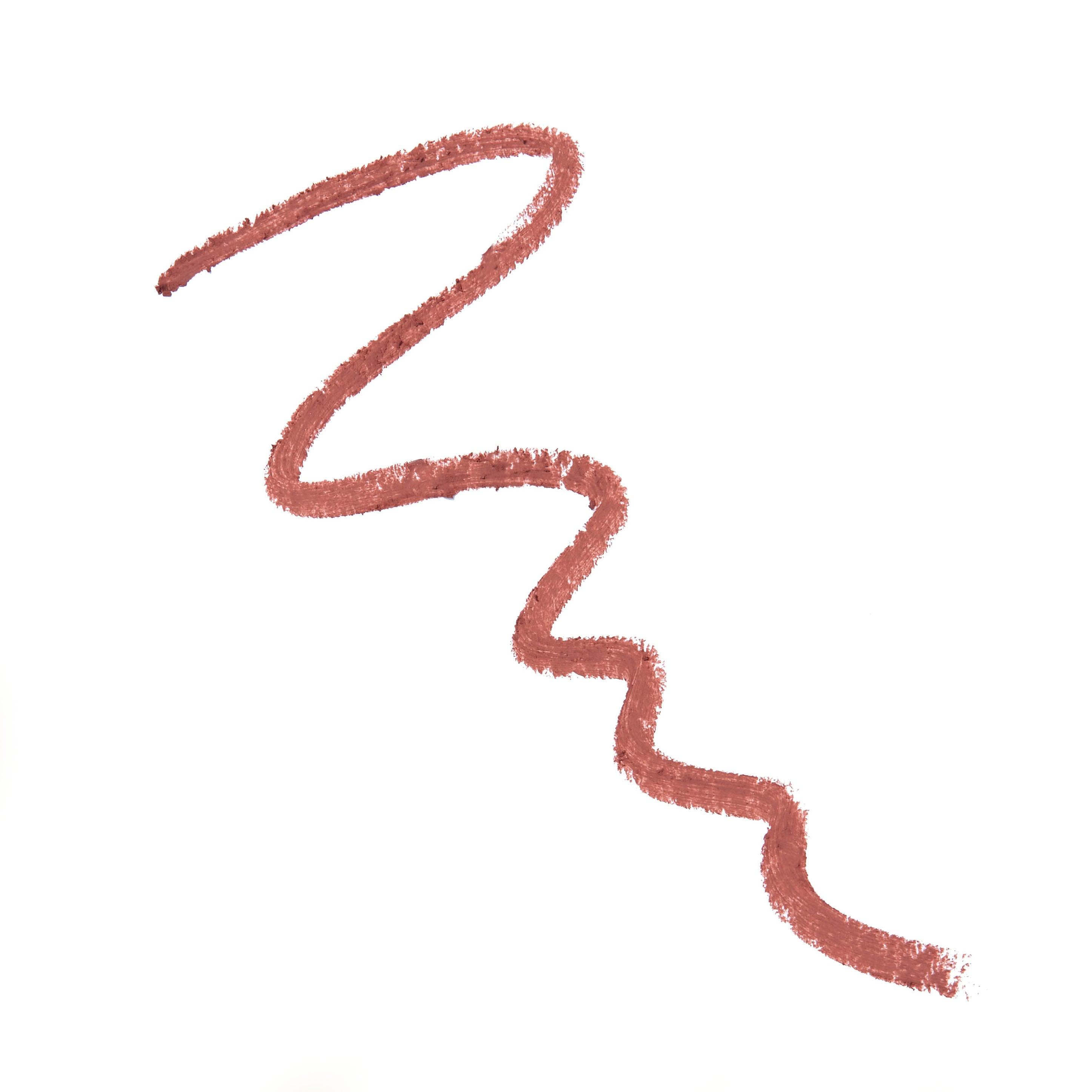 A swatch of the Monika Blunder Hot Line Lipliner pencil in Renae.