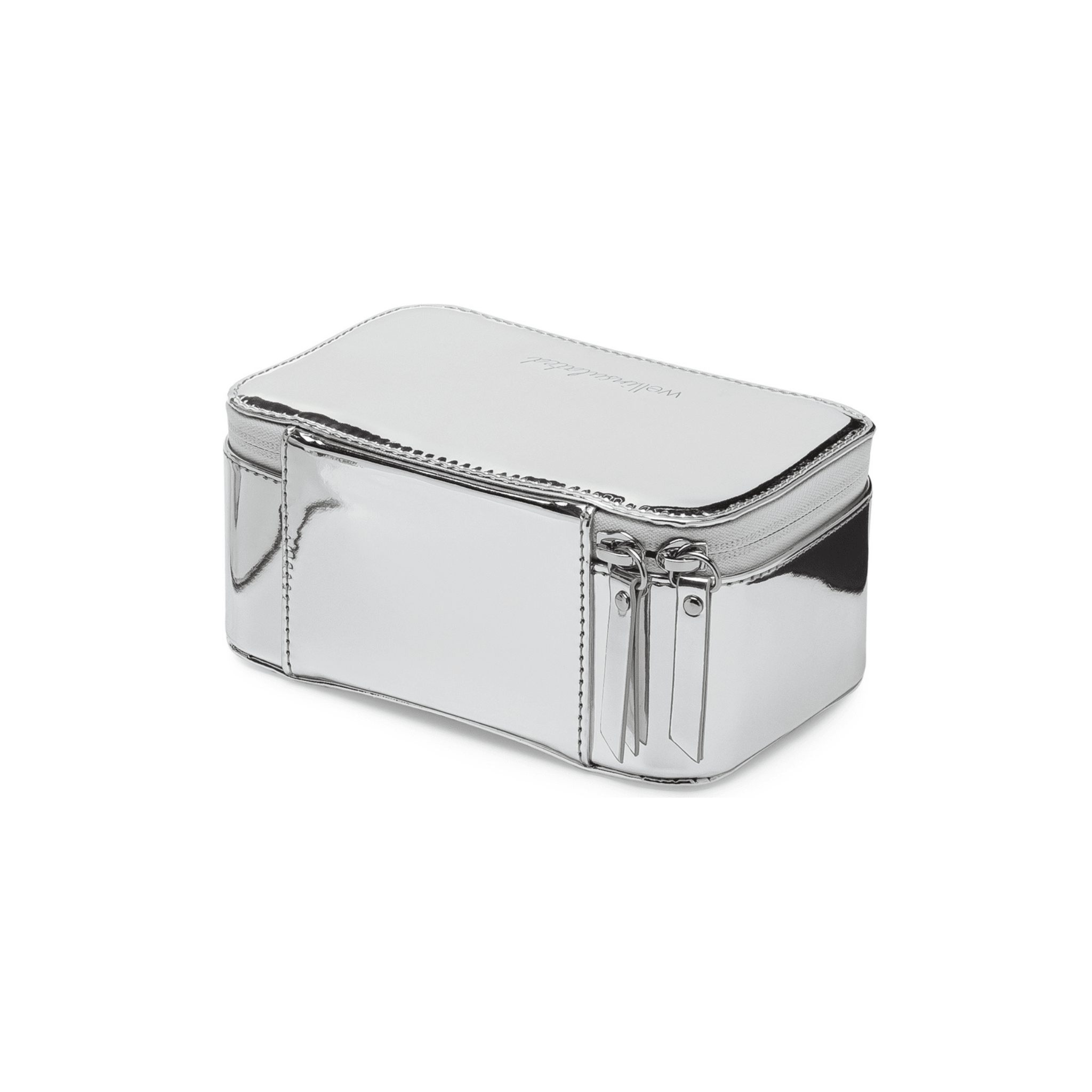 Back side view of the Well Insulated Performance Mini Travel Case showing the two zippers.