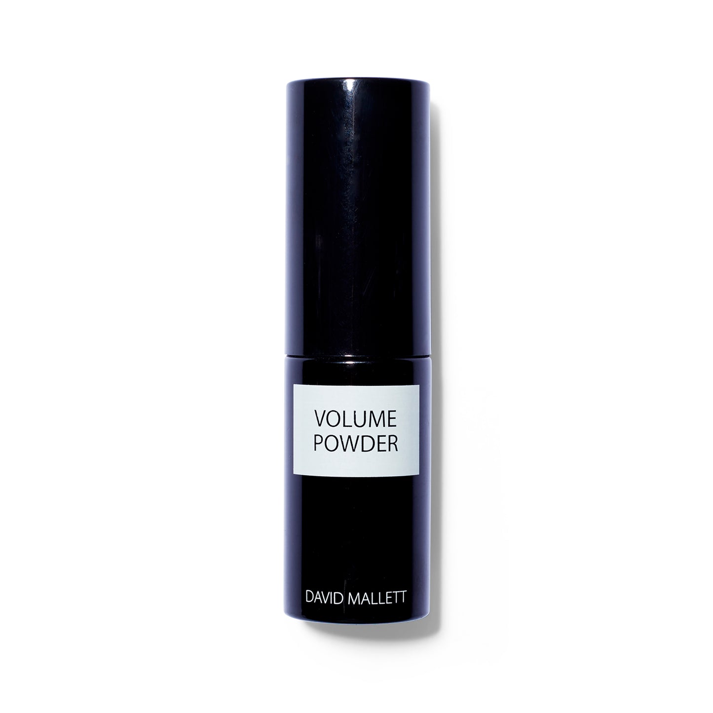 David Mallett Volume Powder. Packaging is a black cylinder.
