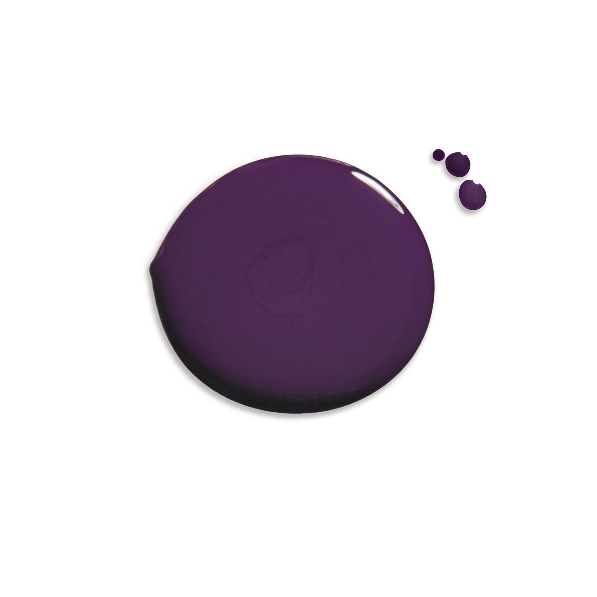 Swatch of the Emilie Heathe Nail Artist Nail Polish in Big Night Out, a rich purple shade.