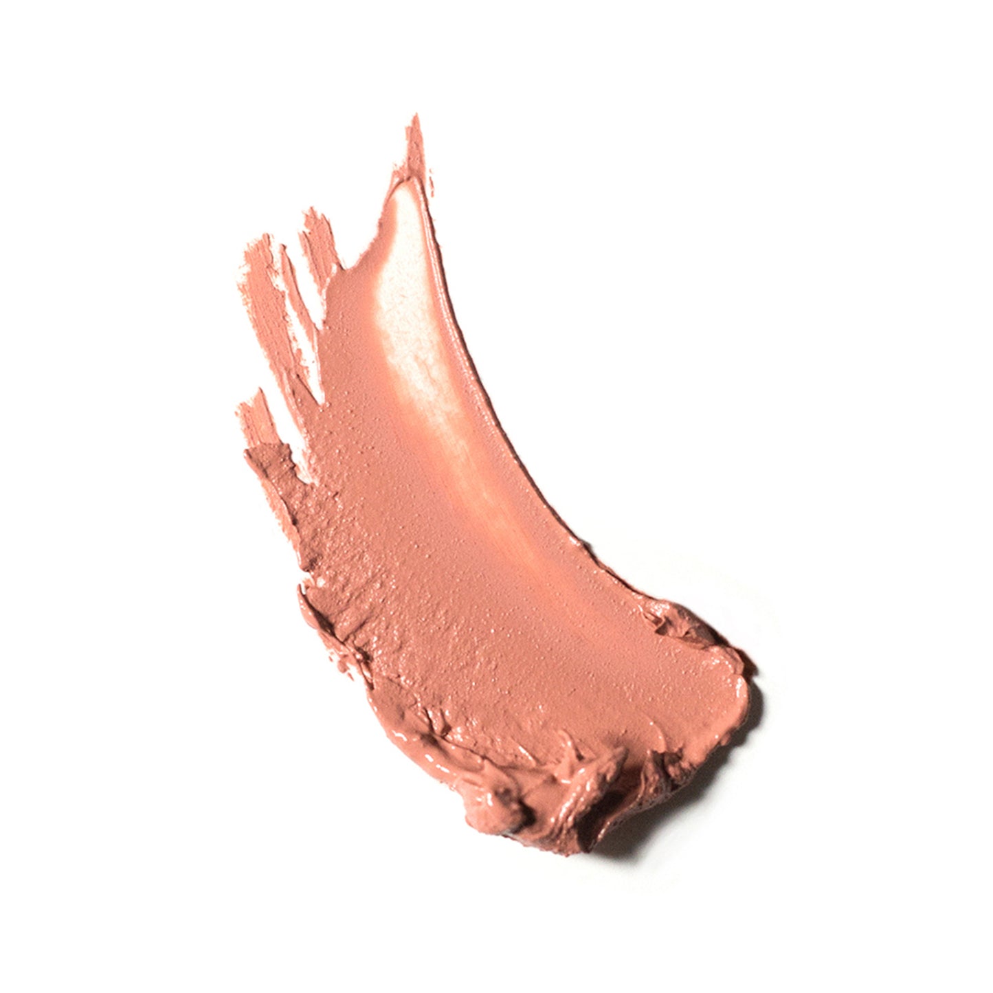 A swatch of the Ere Perez Carrot Colour Pot cream blush in Harmony, a neutral peach shade. 