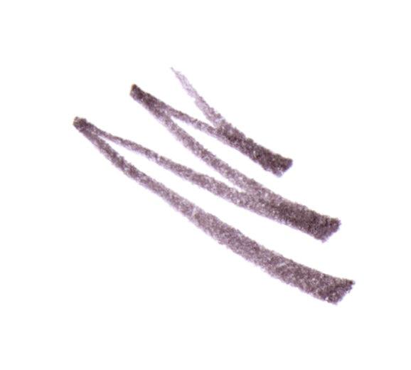 Swatch of the Front view of the KS&CO Microfeathering Pen in Dark Brown. 