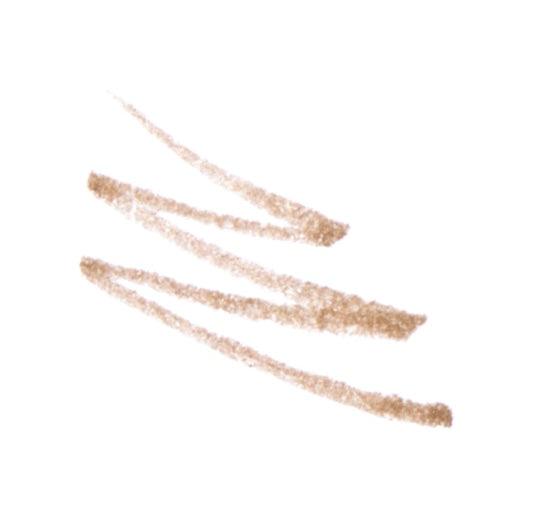 Swatch of the Front view of the KS&CO Microfeathering Pen in Light Brown. 