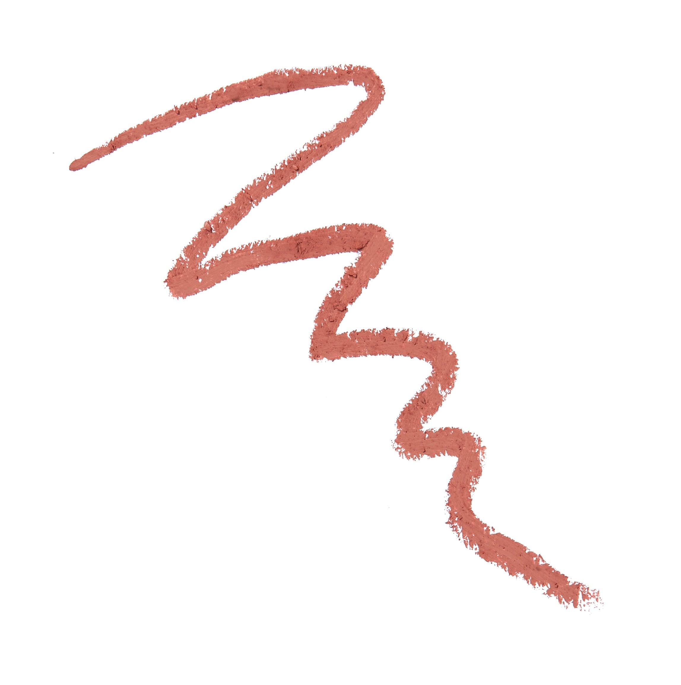 A swatch of the Monika Blunder Hot Line Lipliner pencil in Sandi.