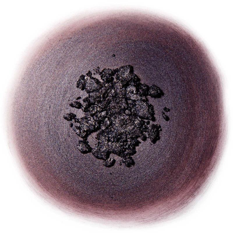 Color swatch of Rituel de Fille Ash & Ember Eye Soot in Serpent De Mer, a deep purple color.